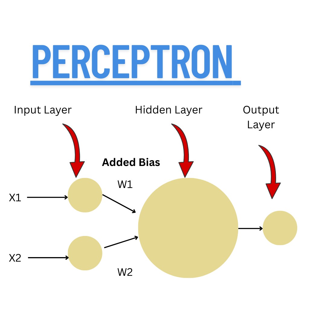 Picture showing the single-layer perceptron model